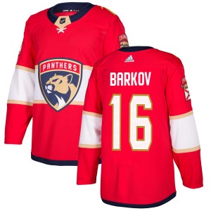 Men's Florida Panthers Aleksander Barkov Adidas Authentic Jersey - Red