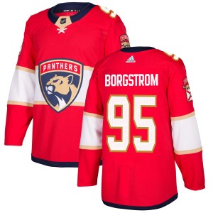 Men's Florida Panthers Henrik Borgstrom Adidas Authentic Jersey - Red