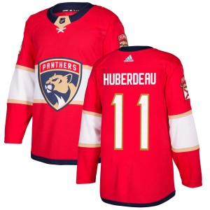 Men's Florida Panthers Jonathan Huberdeau Adidas Authentic Jersey - Red