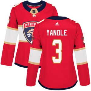 Women's Florida Panthers Keith Yandle Adidas Authentic Home Jersey - Red