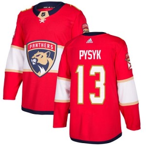 Youth Florida Panthers Mark Pysyk Adidas Authentic Home Jersey - Red